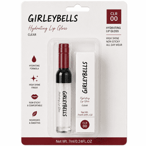 Girley Bell's Stay Glossy Hydrating High Gloss Clear Lip Gloss