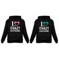 thumbnail image 1 of Girlfriend & Boyfriend Valentine's Day Gift Hoodie Funny Matching Couples Hoodies Woman Black S - XX-Large / Man Black S - XX-Large, 1 of 6