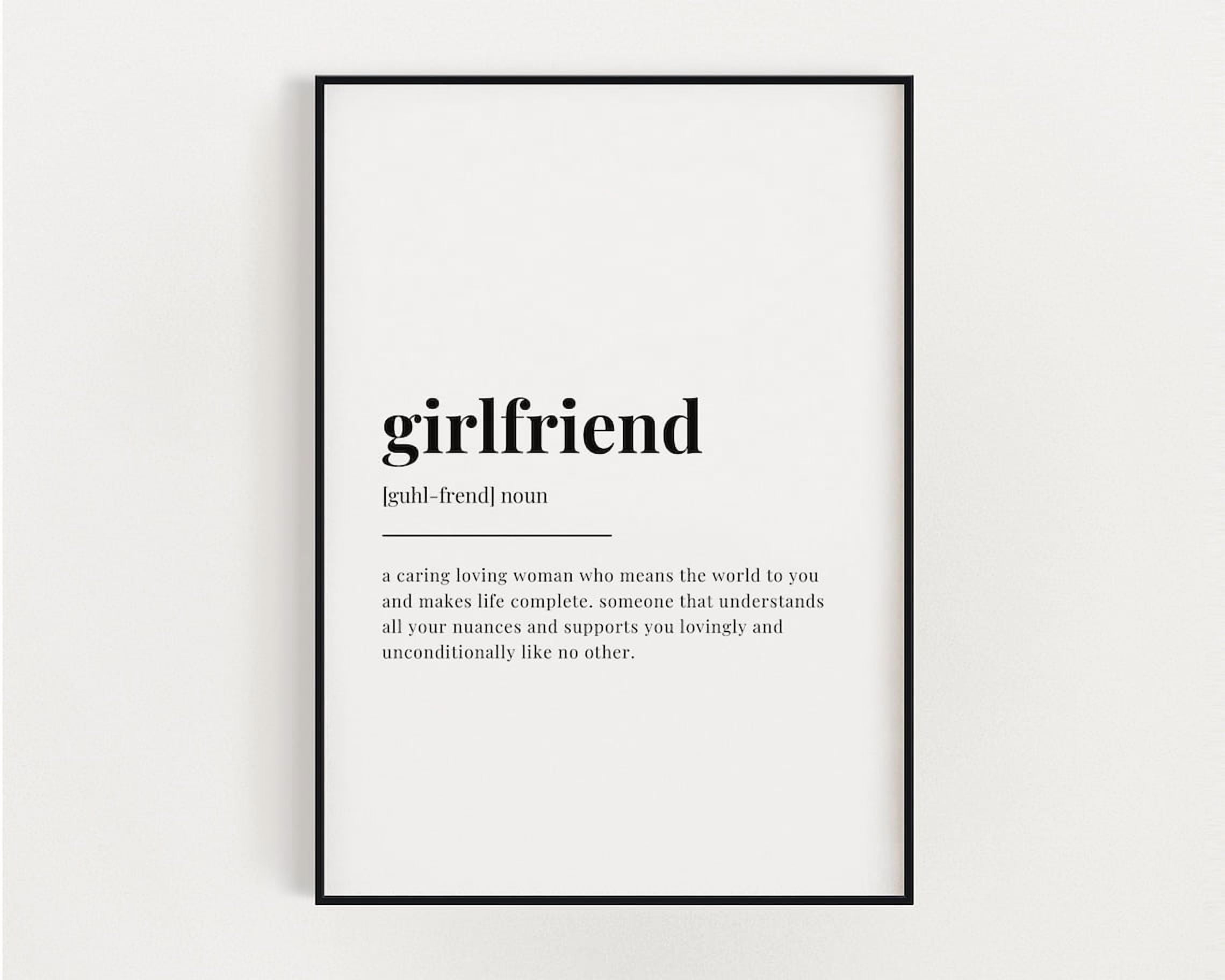 GIRLFRIEND DEFINITION MEANING visual data 4