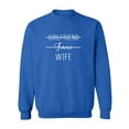 thumbnail image 1 of Girlfriend Fiance Wife Crewneck Sweatshirt, 1 of 3