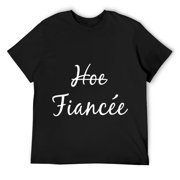 Girlfriend Fiancee T Shirt, Fiance Engagement Party Tshirt Black Small