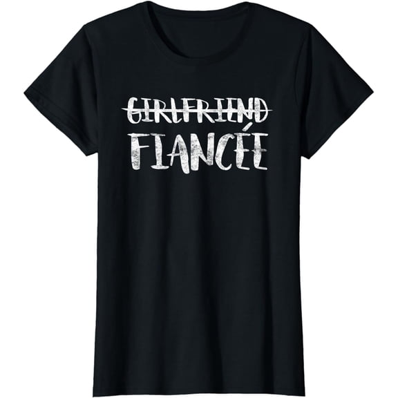 Girlfriend Fiancee T-Shirt Married Woman Wedding Shirt T-Shirt
