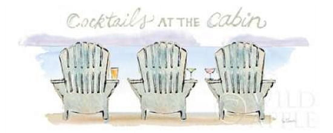 Girlfriends Cabin VII Canvas Art - Sue Schlabach (10 x 20)