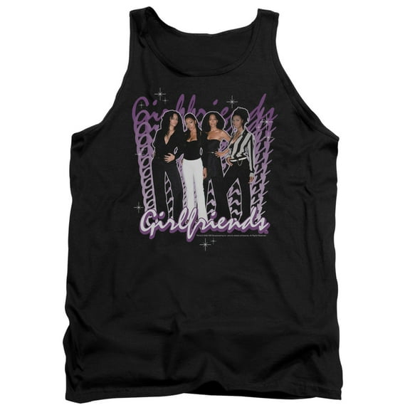Girlfriends Girlfriends Adult Tank Top Black