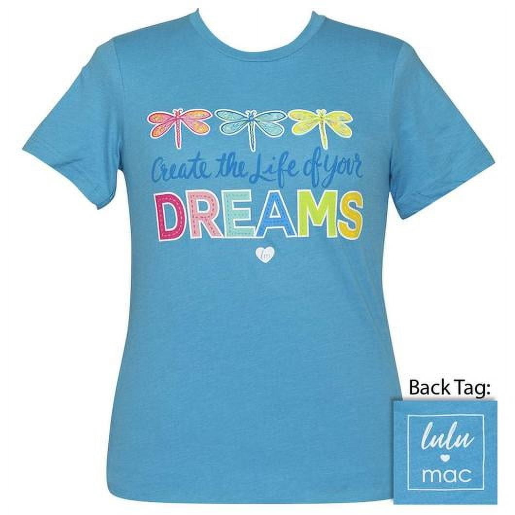 Lulu Mac Social Society Adult Sweatshirt in Light Blue & Navy Stitch by Girlie Girl Originals
