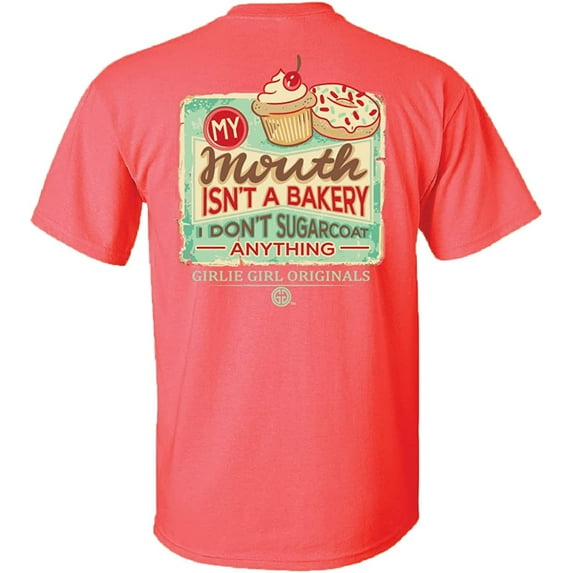 Girlie Girl Originals Bakery I Don't Sugarcoat Womens Short Sleeve T-Shirt Adult (Large)