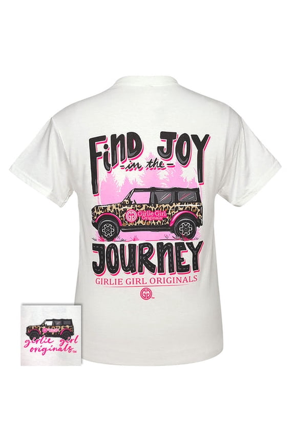 Girlie Girl Originals Find Joy Leopard T-Shirt