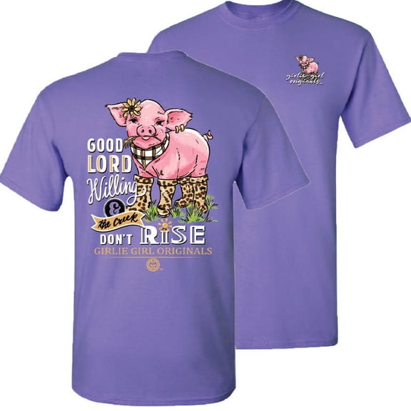 Girlie Girl Originals Good Lord Willing Pig T-Shirt