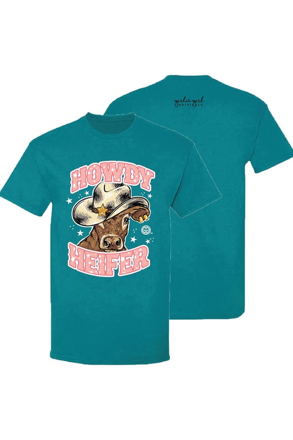 Girlie Girl Originals Howdy Heifer Cow T-Shirt