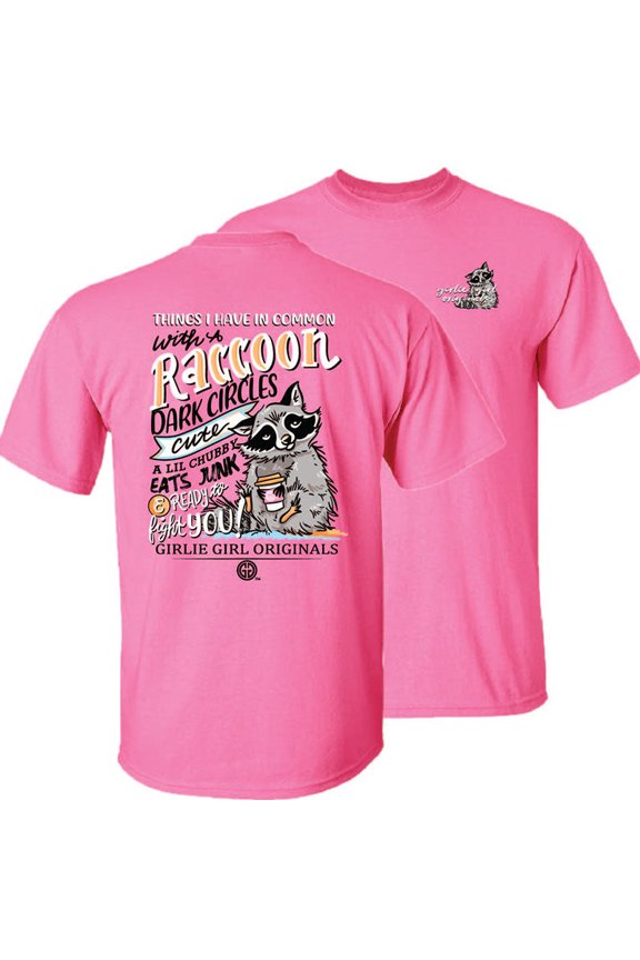Girlie Girl Originals Things In Common Raccoon T-Shirt
