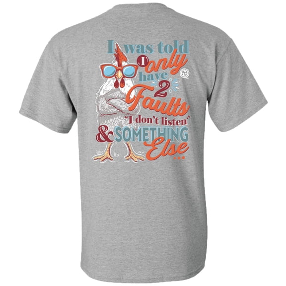Girlie Girl Originals Two Faults Chicken T-Shirt