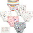 thumbnail image 1 of Girls 100% Cotton Briefs All-Season Underwear for Kids Girls Cartoons Panties 6 Packs,Style F for 5-6 Years, 1 of 10