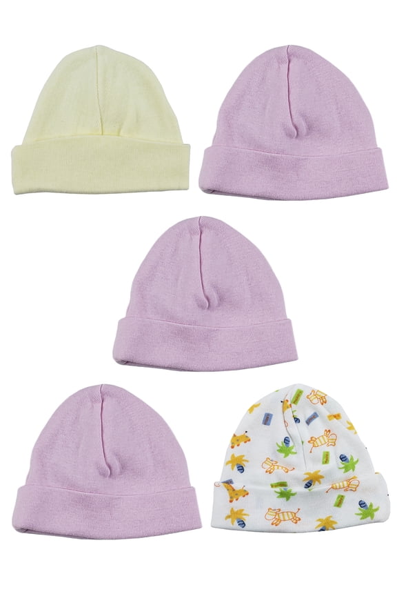 Girls Baby Cap (Pack of 5)