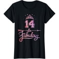 thumbnail image 1 of Girls 14 Years Old And Fabulous Girl 14th Birthday T-Shirt, 1 of 3