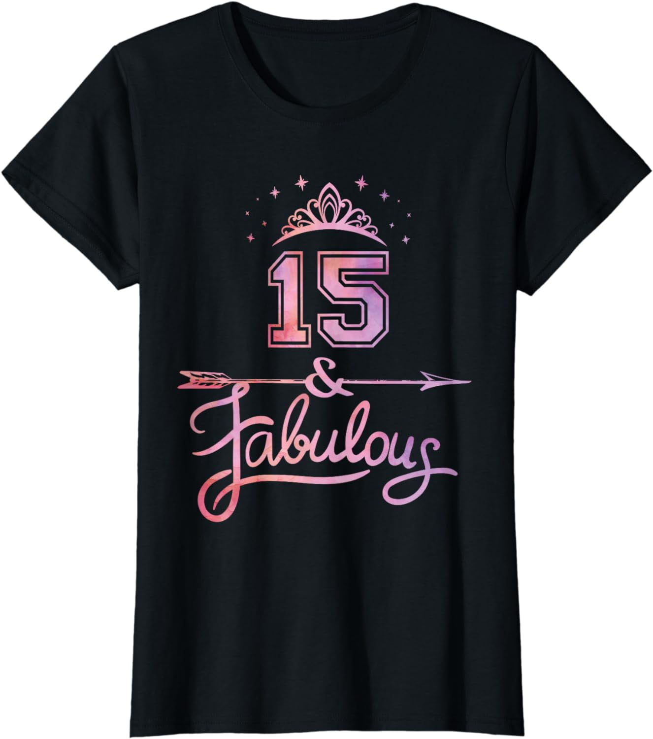 Girls 15 Years Old And Fabulous Girl 15th Birthday T-Shirt