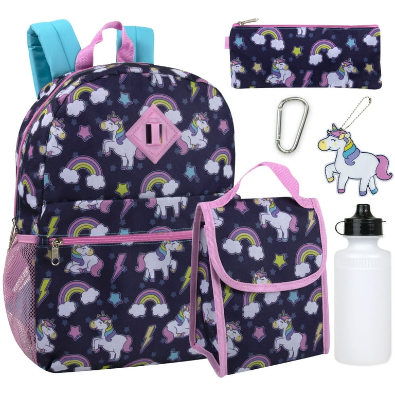 Backpack, Lunch Bag & Accessories Set