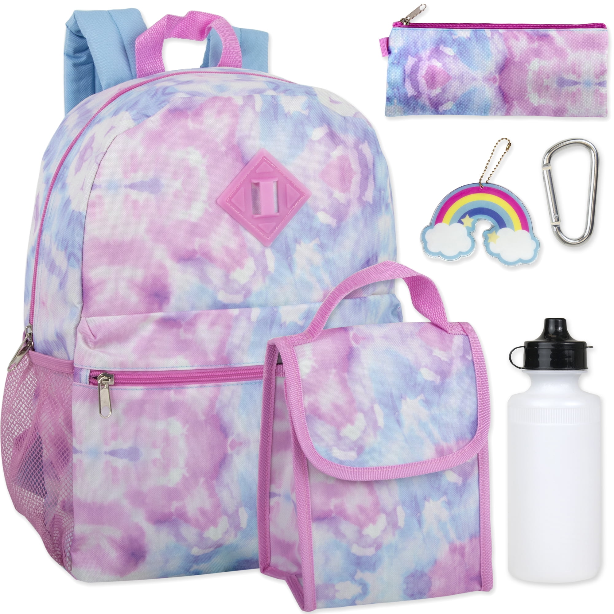 Kids Back to School Lunch Bag Matching Water Bottle 