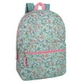 thumbnail image 1 of 17 Inch Backpack with Front Zippered Pocket and Padded, Adjustable Shoulder Straps for Commuting and Travel in Flower Gardens, 1 of 8