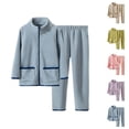 thumbnail image 1 of Girls 2 Piece Outfits Girl Sets Girls Pajama Set Winter Warm Kids Two Sleepwear Outfit Cozy Loungewear For Toddler And Children, 1 of 7