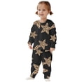 thumbnail image 1 of Girls 2 Piece Pajama Set Cute Print Sleepwear Soft Long Sleeve Top And Pants Matching Nightwear Outfit For Toddlers Kids Children 2 To 10 Years Old, 1 of 3