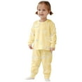 thumbnail image 1 of Girls 2 Piece Pajama Set Cute Print Sleepwear Soft Long Sleeve Top And Pants Matching Nightwear Outfit For Toddlers Kids Children 2 To 10 Years Old, 1 of 3