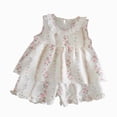 thumbnail image 1 of Girls' 2-Piece Summer Outfit 6-12 Months 12-24 Months 2t 3t 4t 5t 6t 7t Children Short Sleeve Graphic T-Shirt And Cargo Shorts Set(Pink,9-10 Years), 1 of 3