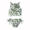 thumbnail image 1 of Girls 2-Piece Swimsuit Beach Sport Halter Daisy Outfits Bathing Suit, Size 8 Years-14 Years, 1 of 4
