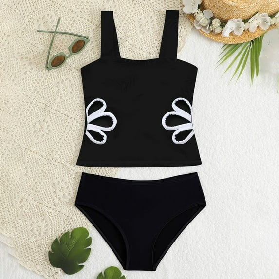 Girls 2 Piece Swimsuit Cute Bathing Suit Hawaii Swimwear