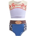 thumbnail image 1 of Girls 2 Piece Swimsuit Princess Bikini Swimwear Beach Bathing Suits, 1 of 6