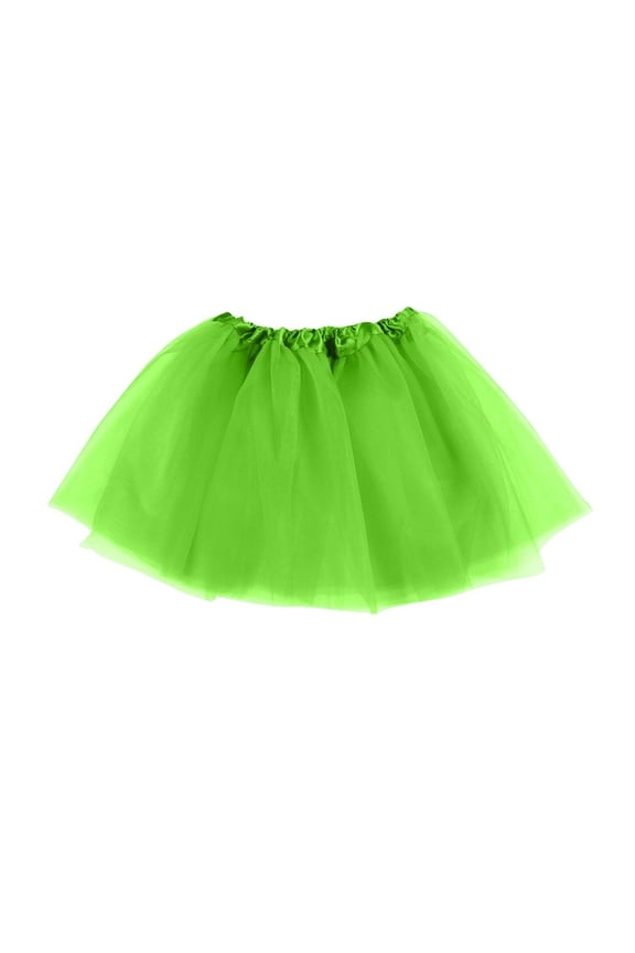 Girls 3 Layerd Skirts Fluffy Halloween Kids Tulle Skirt 80s Costume