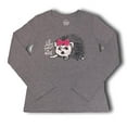 thumbnail image 1 of Girls 3D Porcupine Hug Shirt, I Just Want A Hug Porcupine Tee With Pink Bow), 4/5, 1 of 1