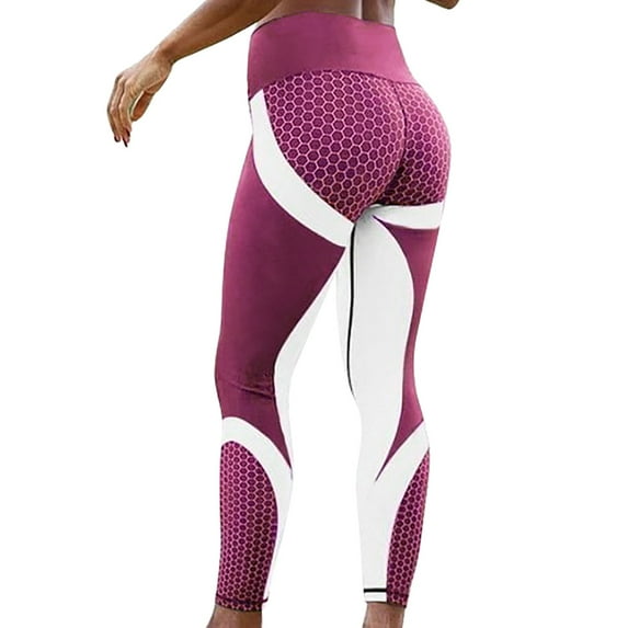 Girls 3D Print Skinny Workout Gym Leggings Sports Training Cropped Yoga Pants