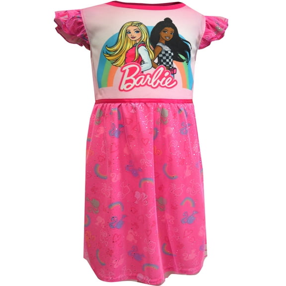 Girls 4-10 Barbie® Fantasy Nightgown Color: Pink Size: 8