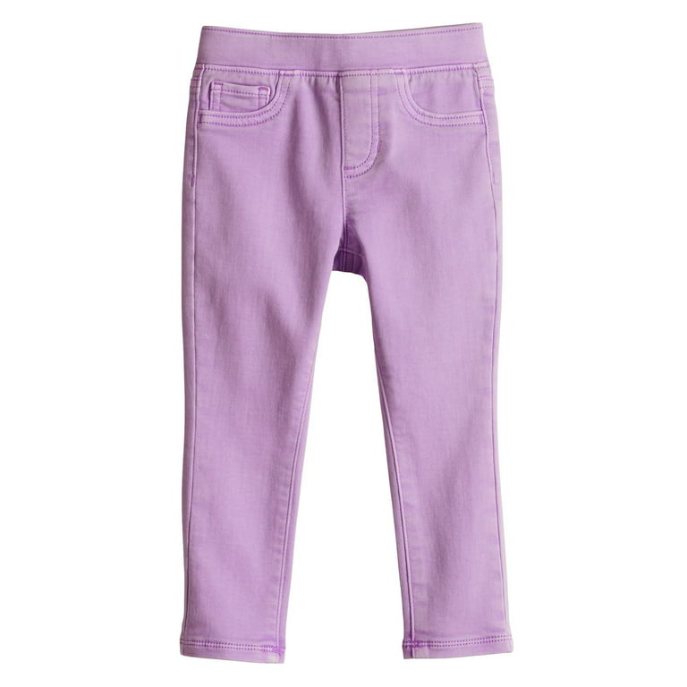 Girls 4 14 Jumping Beans Mid Rise Pull On Jeggings Color Lavender Prairie Size 12 Walmart
