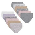 thumbnail image 1 of Girls Hanes® 12 Pack Ultimate Assorted Prints & Solids Cotton Briefs Underwear Color: Multi Size: 14, 1 of 4
