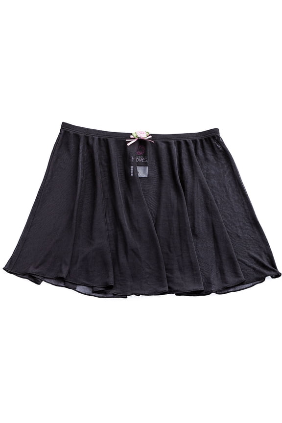 Girls Sheer Dance Skirt, XS-XL