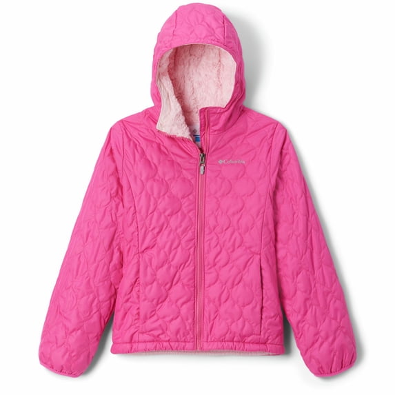 Girls 4-18 Columbia Bella Plush II Heavyweight Jacket Color: Pink Ice Size: S(8)