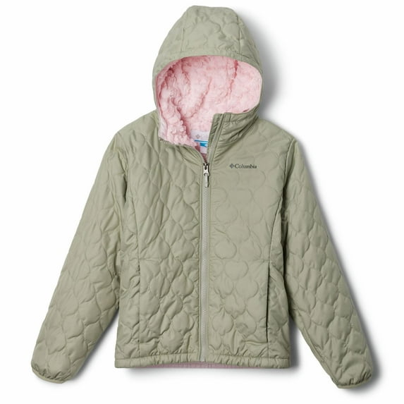 Girls 4-18 Columbia Bella Plush II Heavyweight Jacket Color: Safari Size: 6-6X