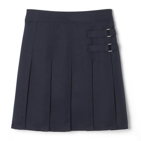 Girls School Uniform Adjustable Waist 2-Tab Scooter, Sizes 4-20 & Plus