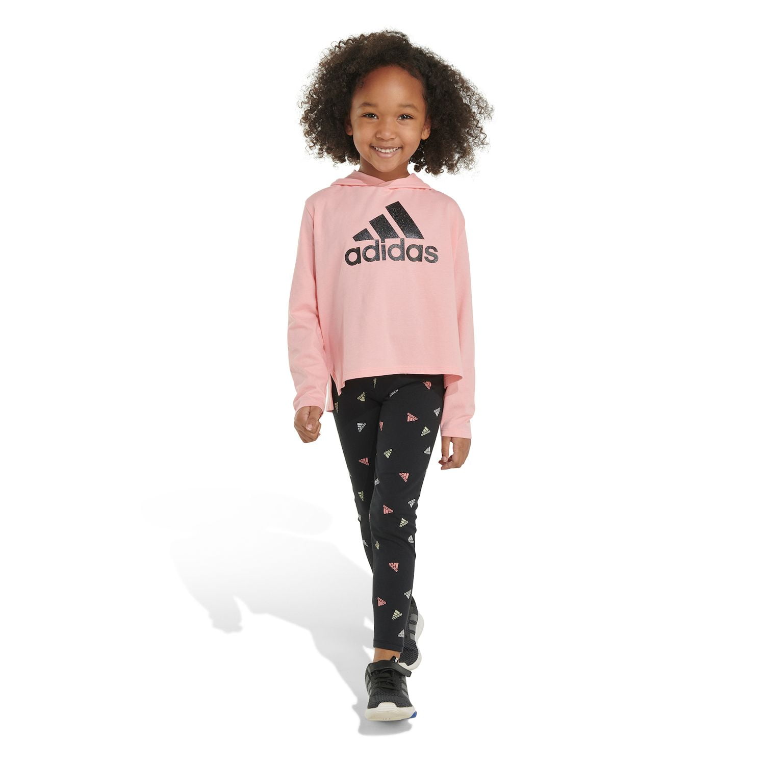 girls adidas leggings and top