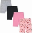 thumbnail image 1 of Girls 4 Pack Bike Shorts Size 7-16, 1 of 5