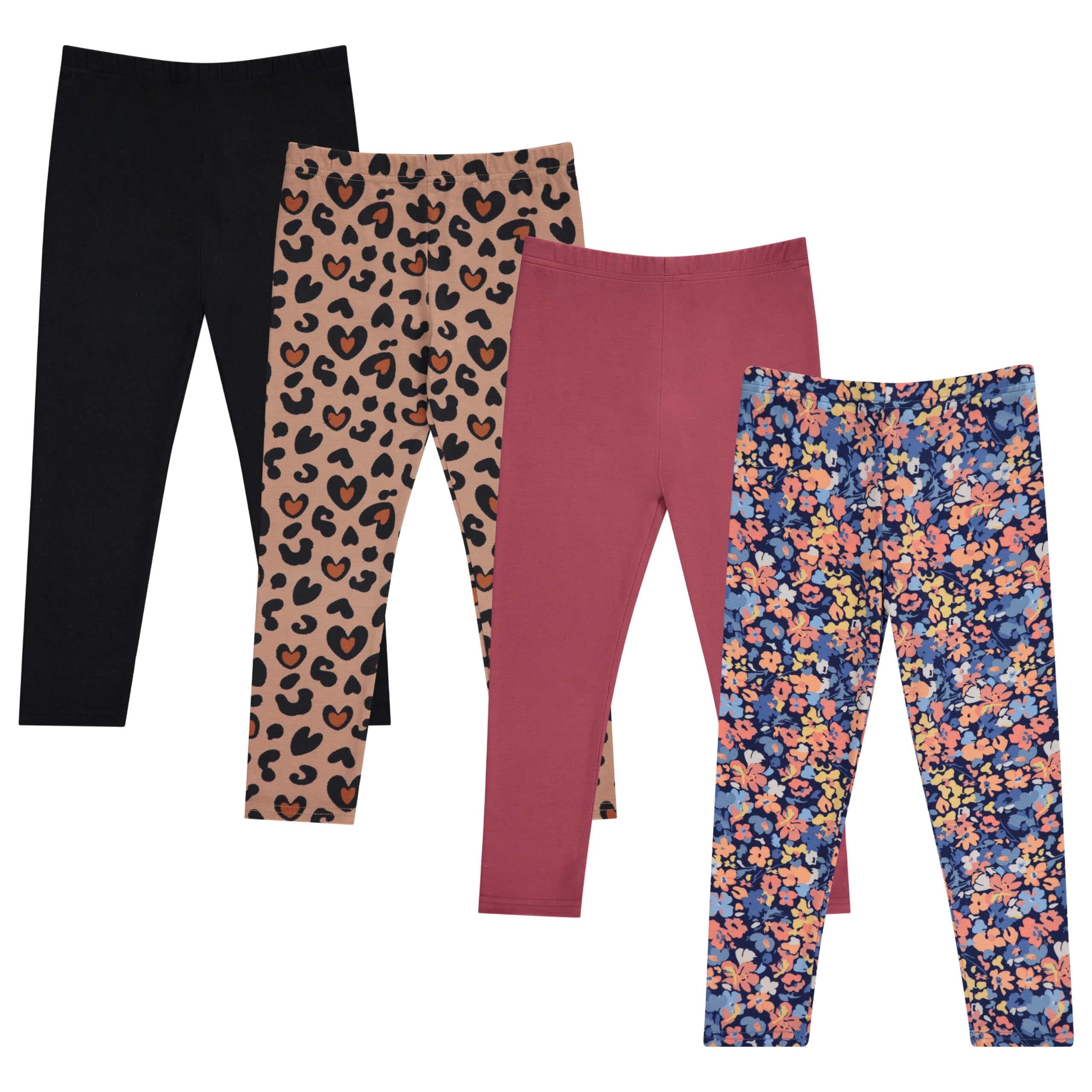 Girls 4 Pack CVC Spandex Leggings Walmart Girls 4 Pack CVC Spandex Leggings Walmart