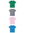 thumbnail image 1 of Girls 4-Piece Summer Tops | Fashionable Short Sleeve T-Shirt | Casual Daily Shirt for Kids, BASIC, 1 of 6