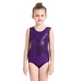 thumbnail image 1 of Girls 5-14Y Shinny Gymnastics Leotard Ballet Dance Wear, 1 of 6