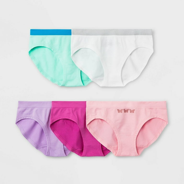 Size 10/12 (Girls) Cat & Jack Girls 5 pack underwear. Mid rise NWT!