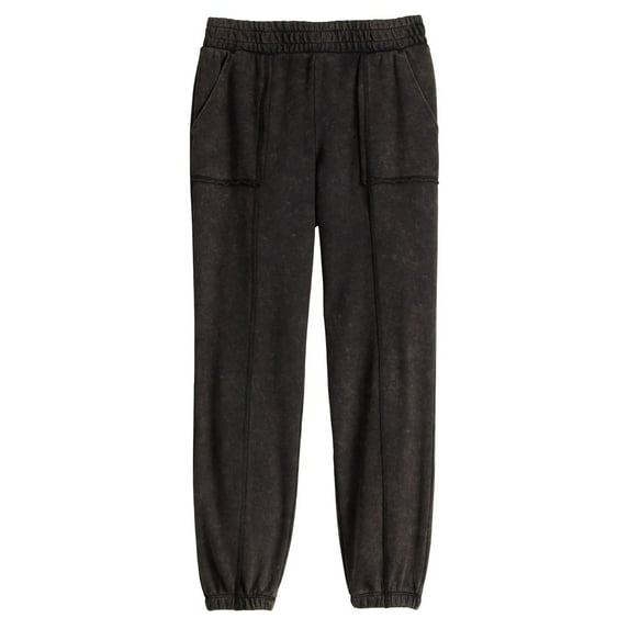 Girls 6-20 SO® Seamed Joggers in Regular & Plus Size Color: Black Luxe Size: 14 PLUS