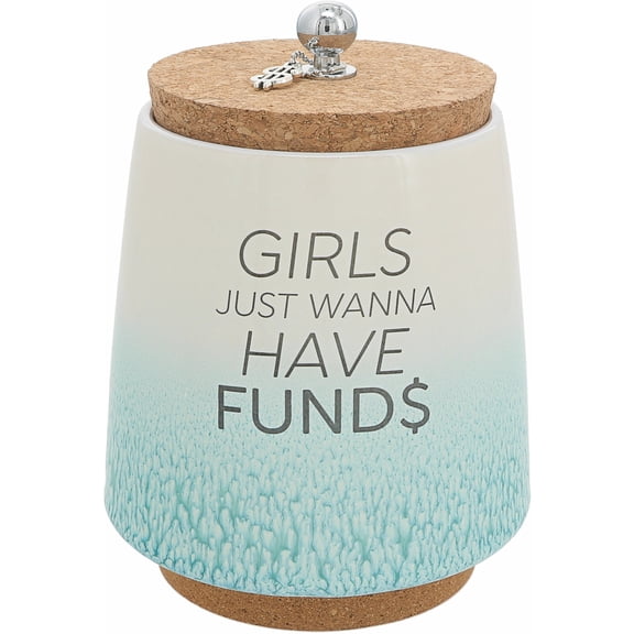 Pavilion Gift Company - Girls - 6.5" Ceramic Savings Bank