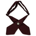 thumbnail image 1 of Girls 7-16 Adjustable Solid Color Cross Tie (Burgundy), 1 of 1