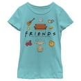thumbnail image 1 of Girl's Friends Favorite Moment Icons Graphic T-Shirt, 1 of 4