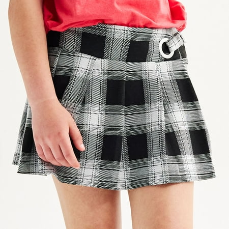 Girls 7-16 Limited Too Plaid Skort Color: Black Plaid Size: X LARGE